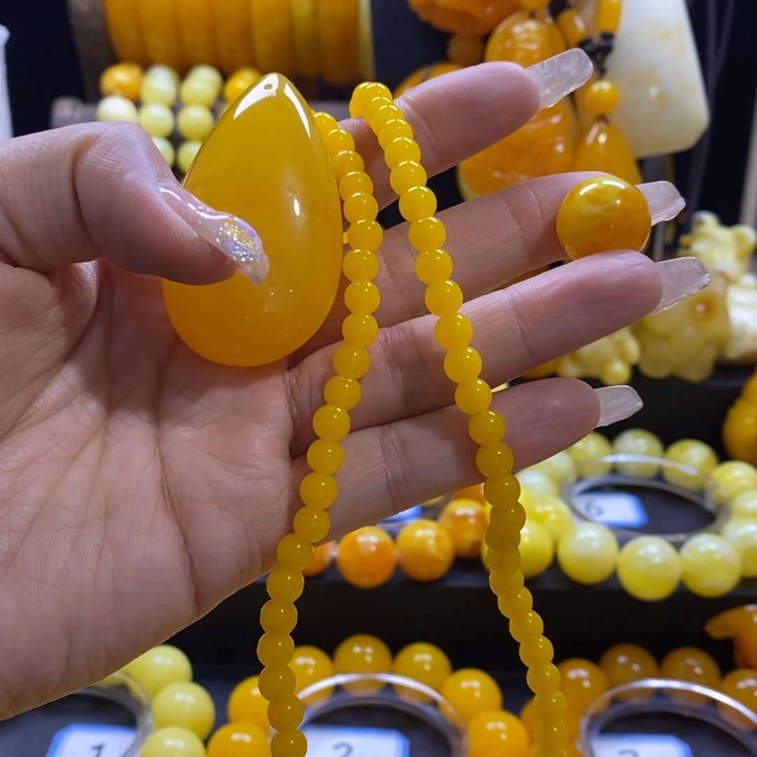 *****非金属水滴加珠链