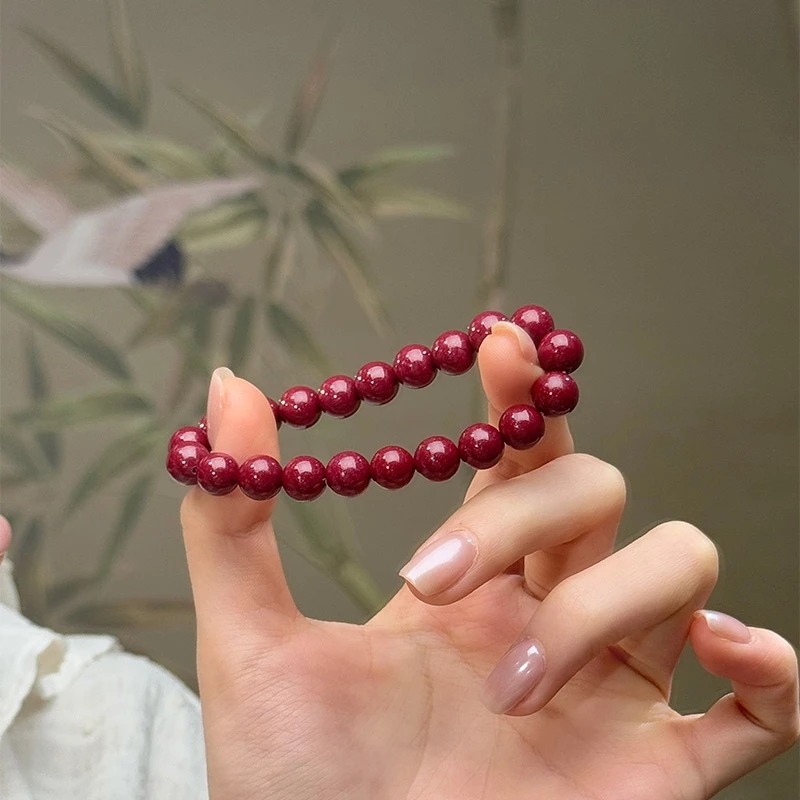 早兰 含辰砂工艺品【红露手链】朱砂手串迎新纳福多样化发货
