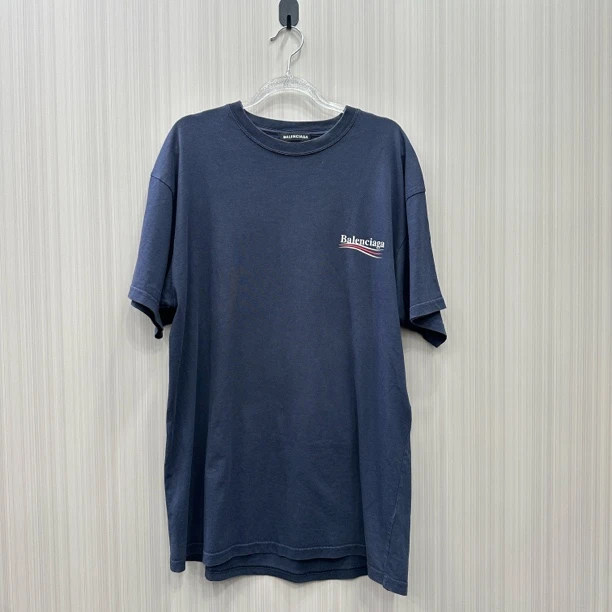 99新 Balenciaga/巴黎世家 蓝色海浪短袖 尺码：XS 10501