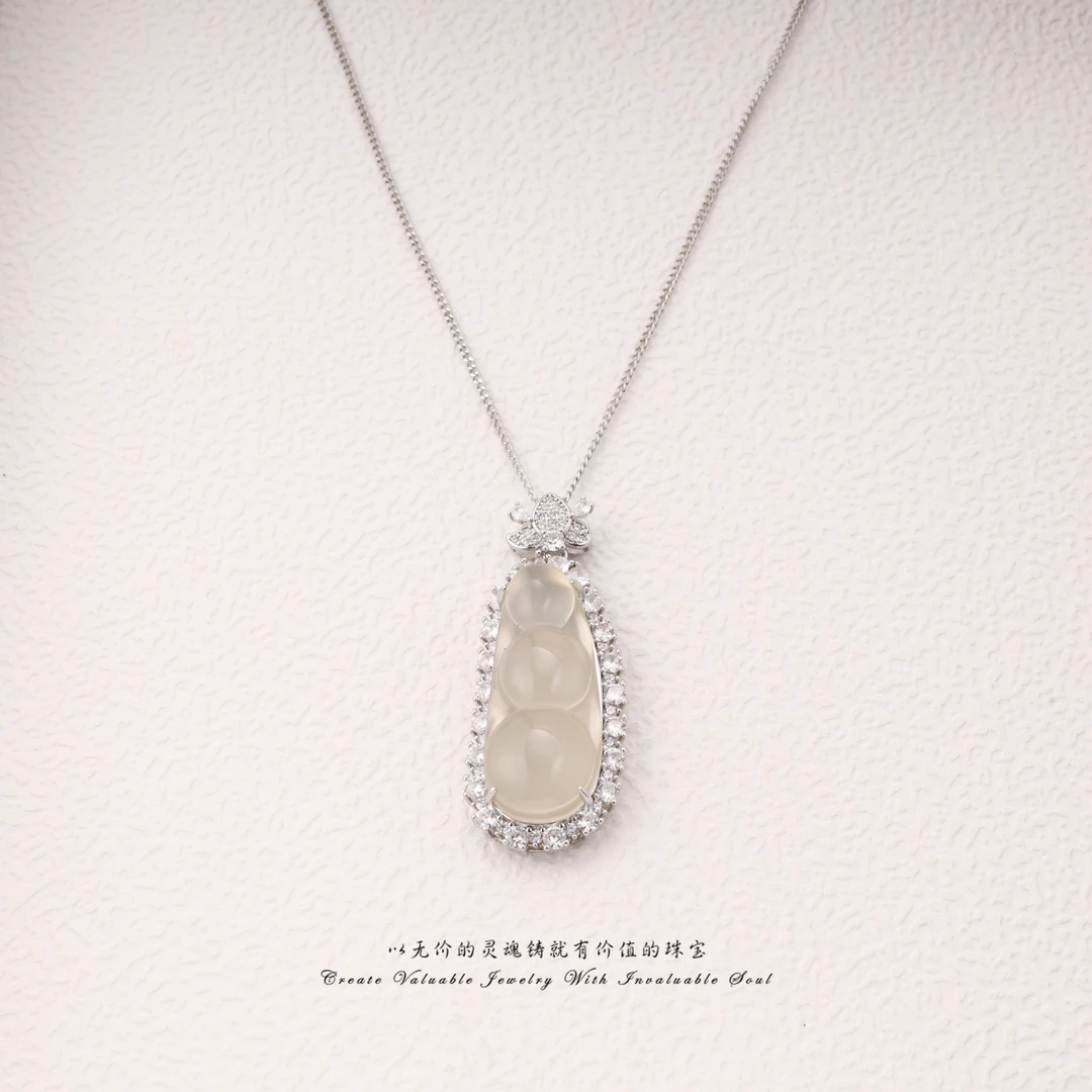 铜合金项链 轻奢个性设计镶嵌百搭时尚项链 LSK-C-31523