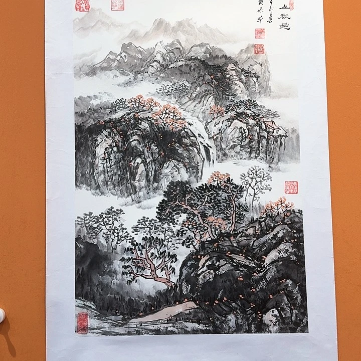 国画书法作品多次参加