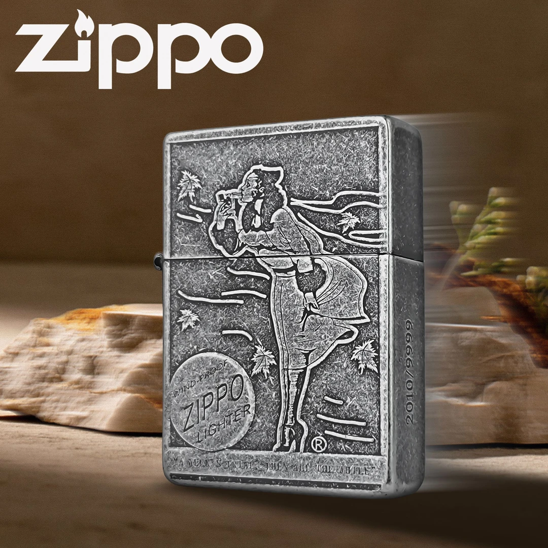 ZIPPO/之宝打火机古银风女 1935男生礼物 煤油防风DY168068ZM
