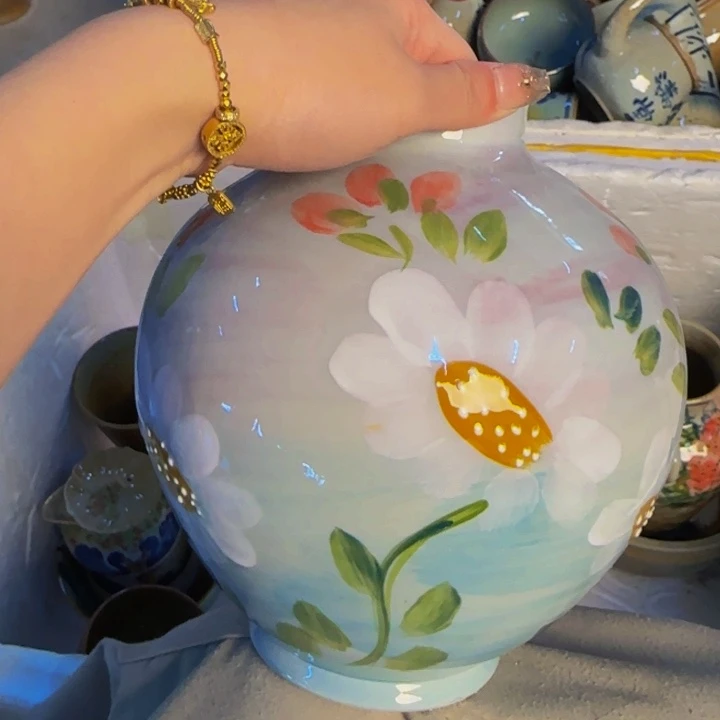 瓷片景德镇陶瓷手工手绘