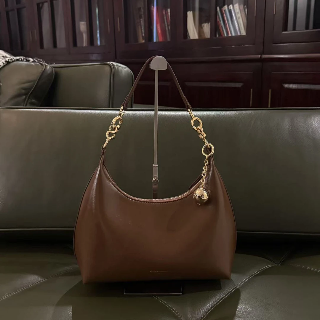 韩版原单爆款大号月牙包包单肩斜挎腋下包包女