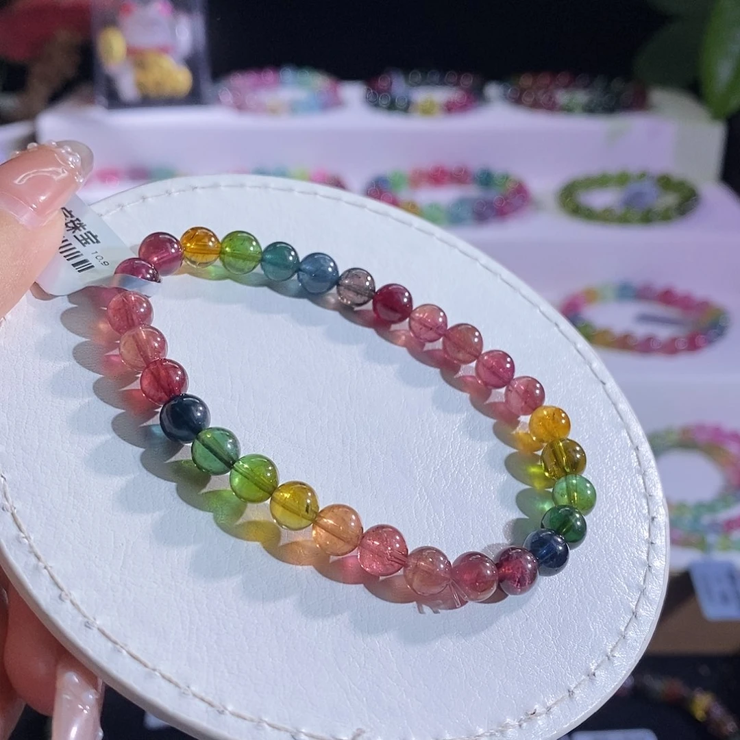 未镶嵌手链碧玺色标