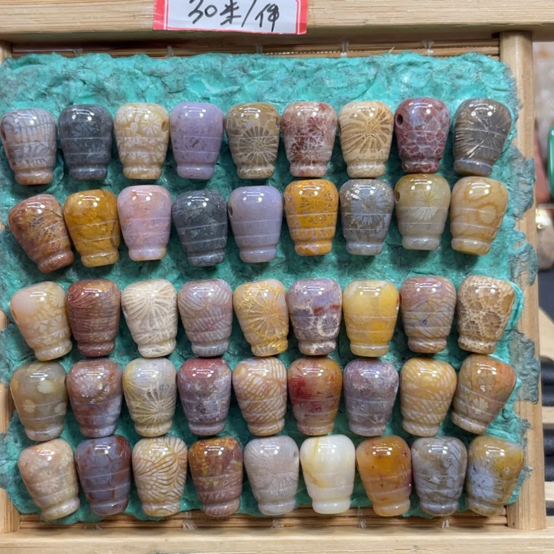 硅化玉未镶嵌颈饰三通30米1个