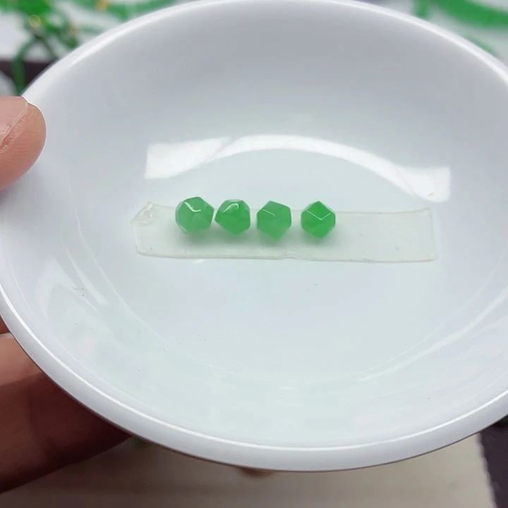 ****W翡翠未镶嵌手链天然缅甸翡翠A货