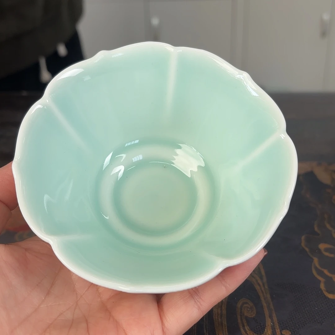 龙泉云间青瓷小米茶器