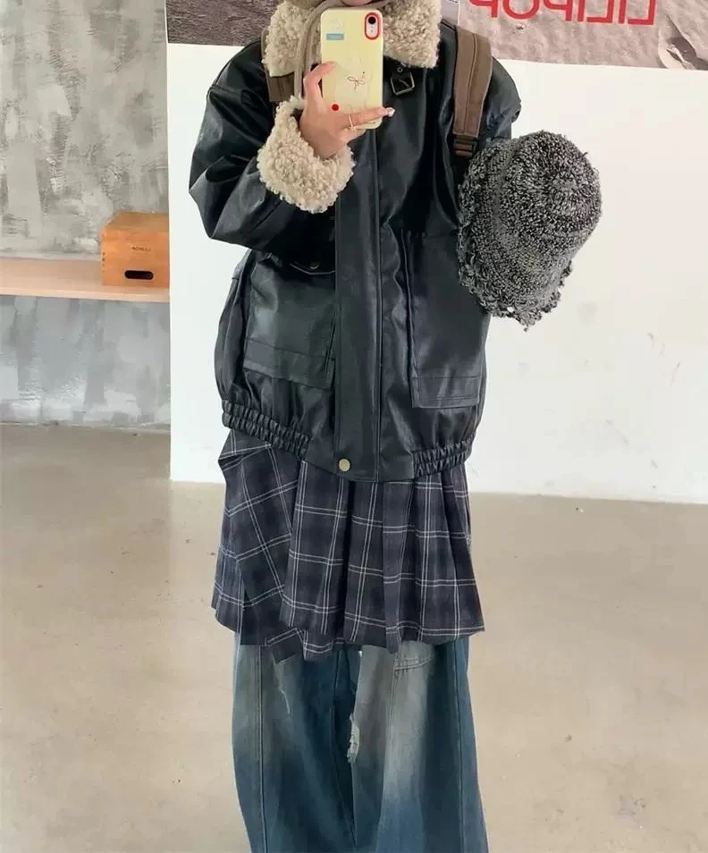 7773厚毛毛皮衣外套