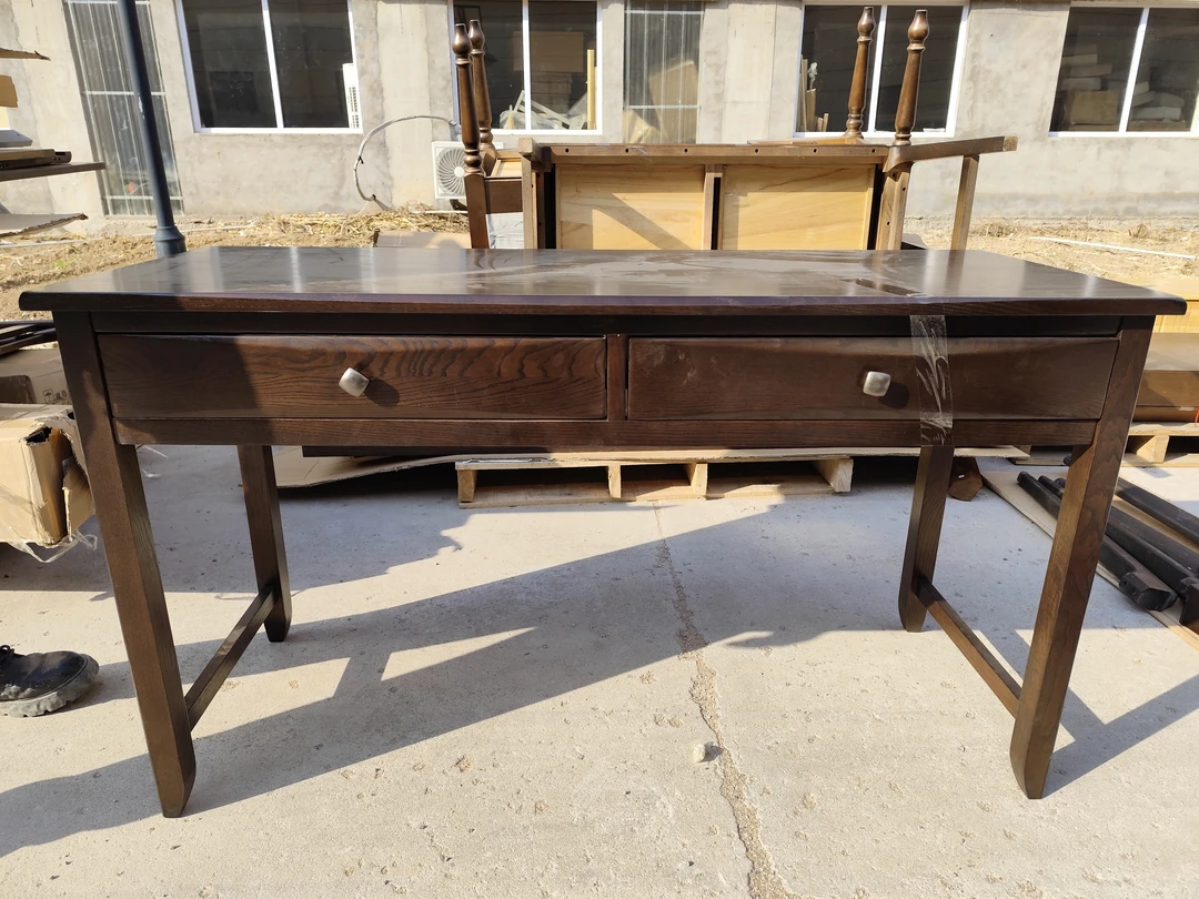 书桌 白蜡木 135*53*76 瑕疵无售后