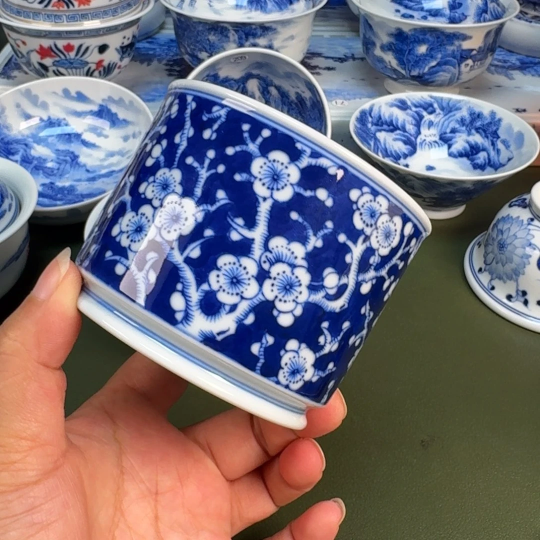 景德镇纯手绘茶具圆圆249