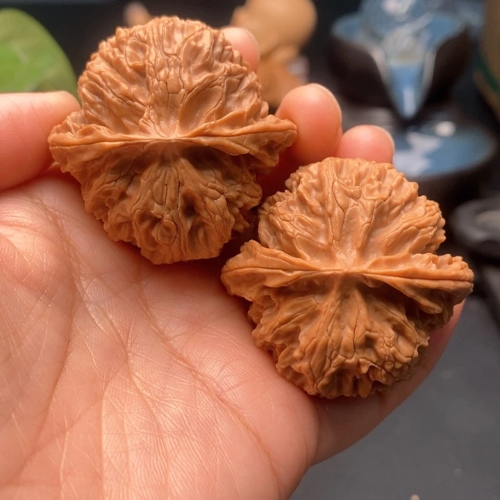 把件文玩核桃苹果44尺