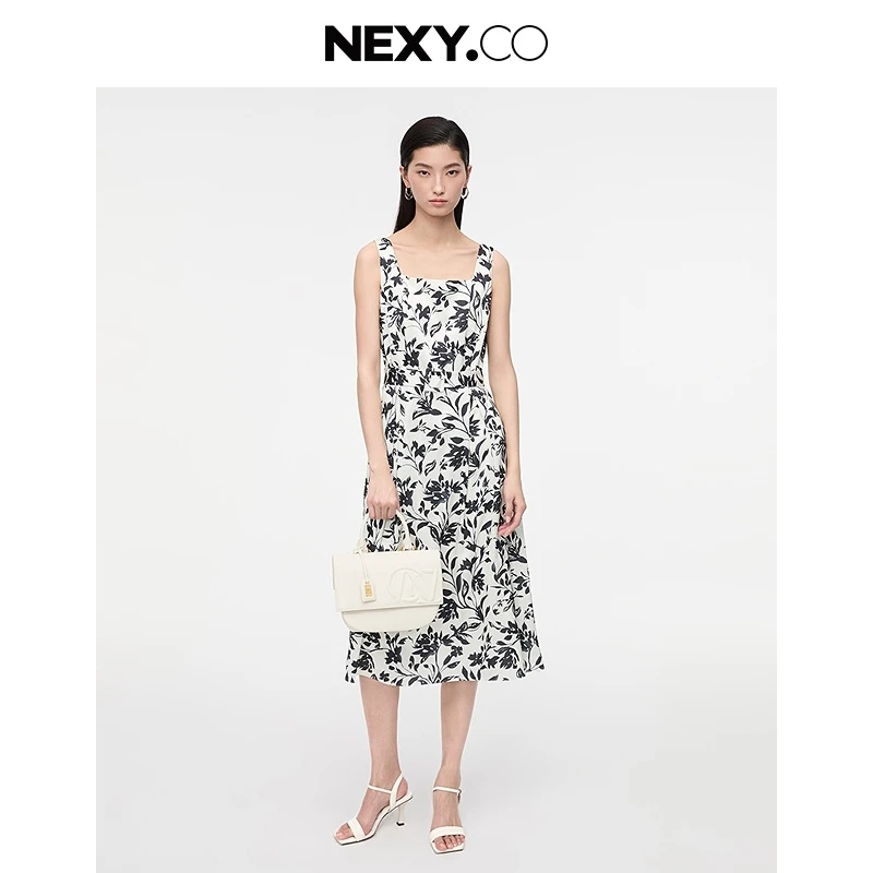 【冬姐精选】【木兰】NEXY.CO/奈蔻连衣裙|印花|欧若风|XF06032V1