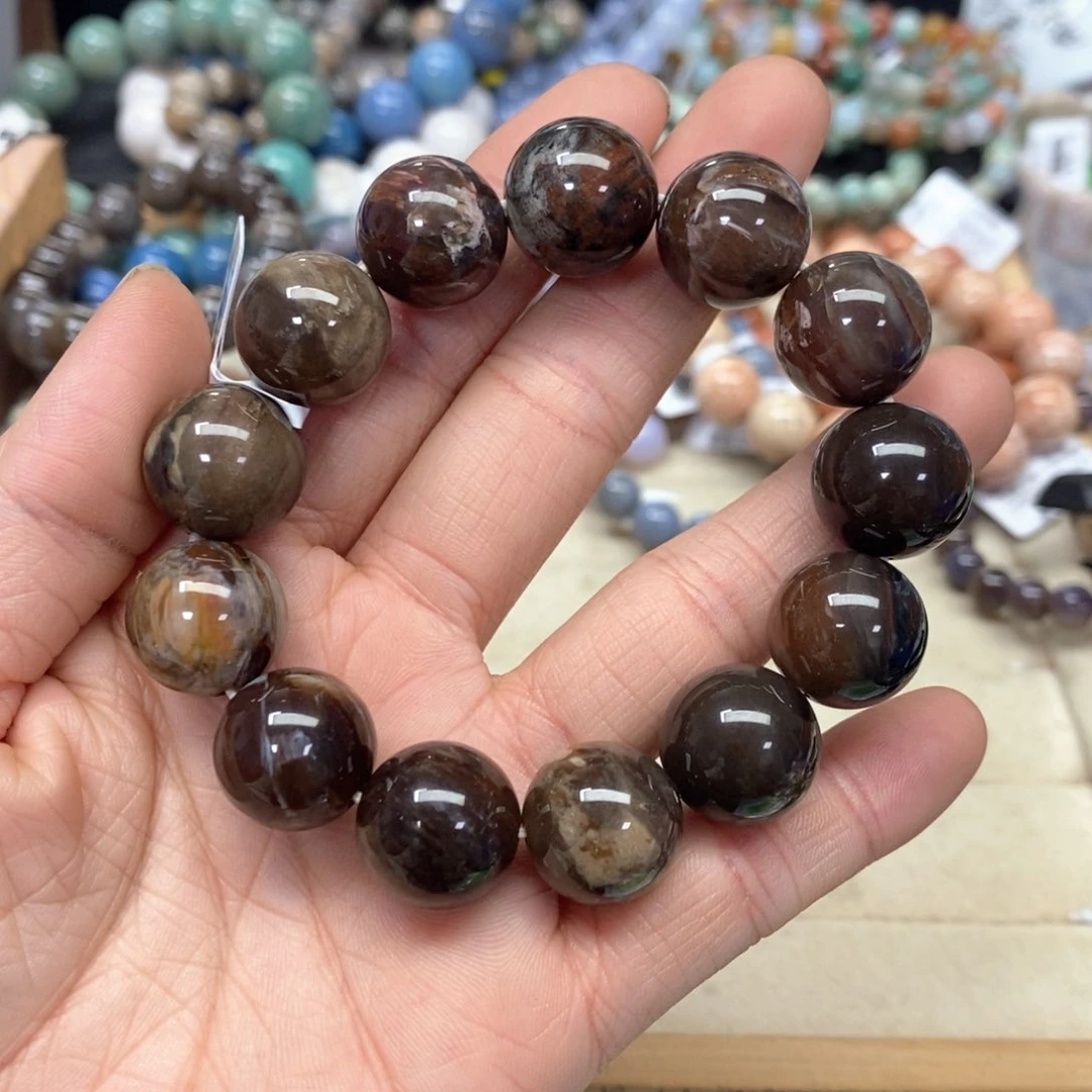 硅化珊瑚（珊瑚玉）手链未镶嵌马****果106