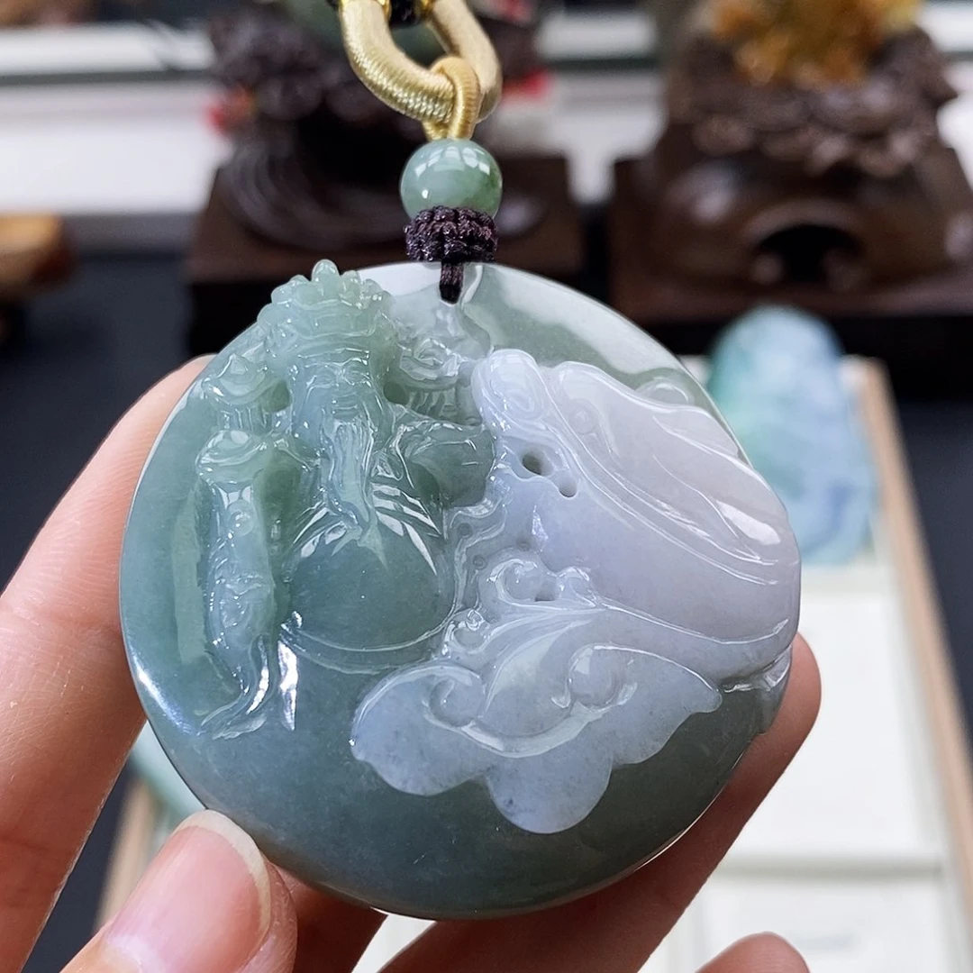 颈饰未镶嵌翡翠缅甸翡翠a货