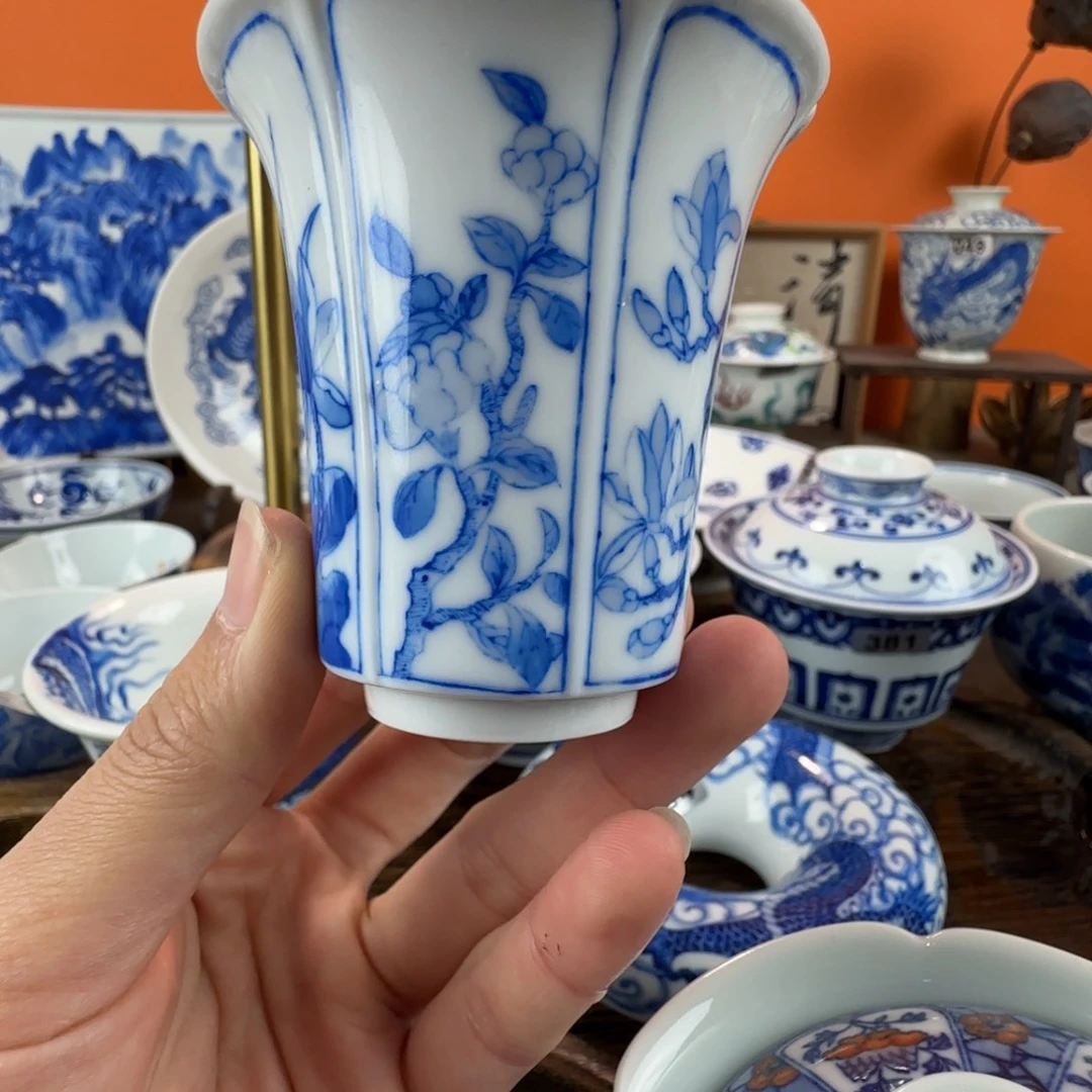 瓷片景德镇手绘青花瓷器205