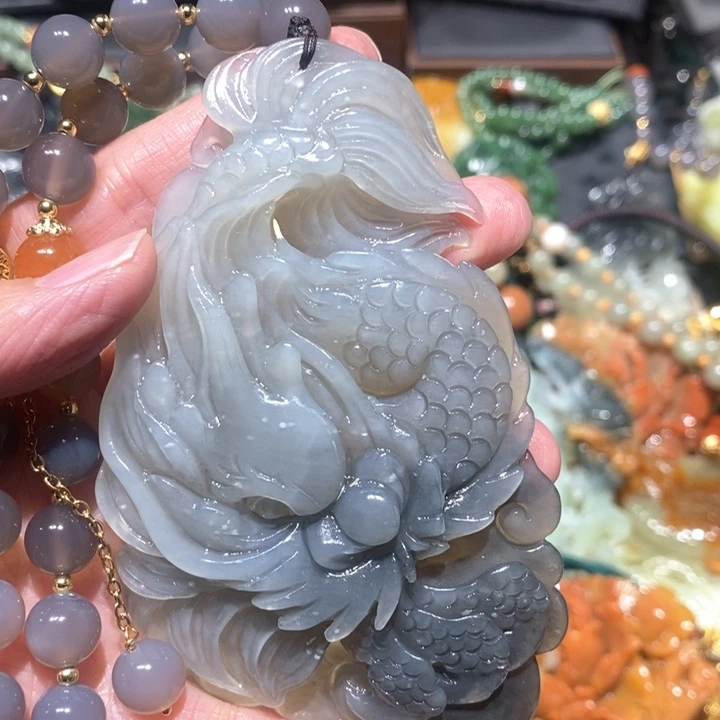 岫玉毛衣链未镶嵌@****市