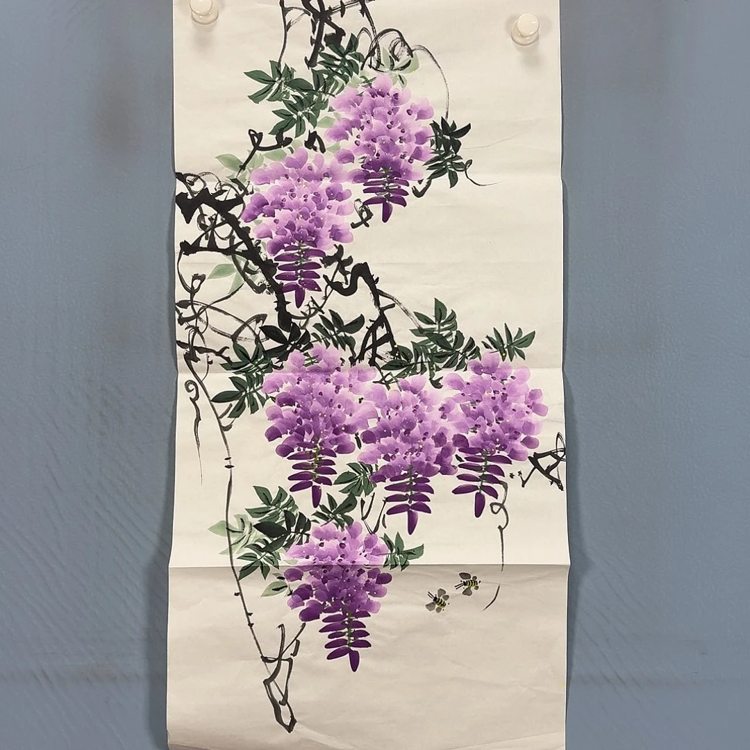 国画598 牡丹一如你的青花