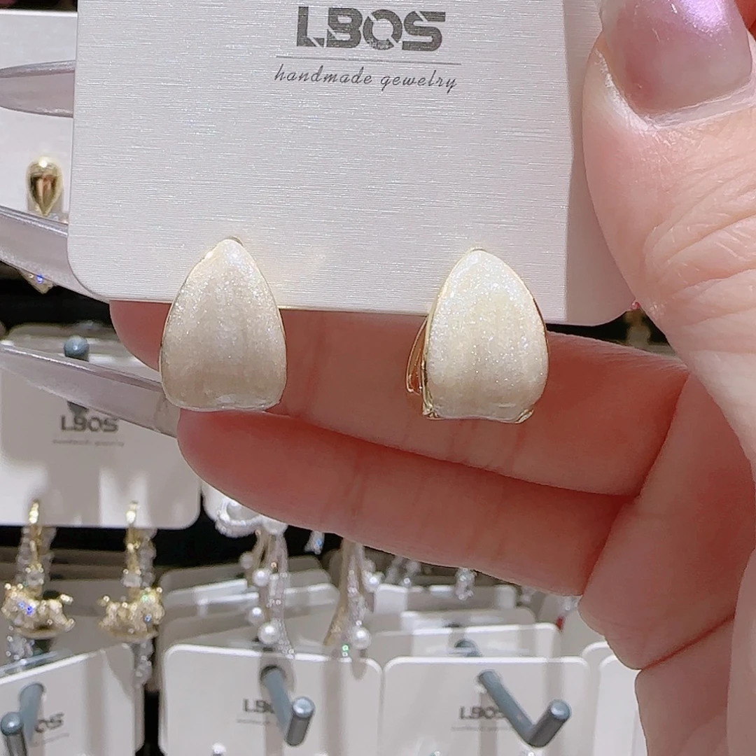 锆石铜合金925银耳环