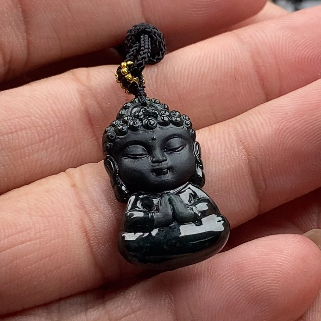颈饰未镶嵌翡翠宝宝佛