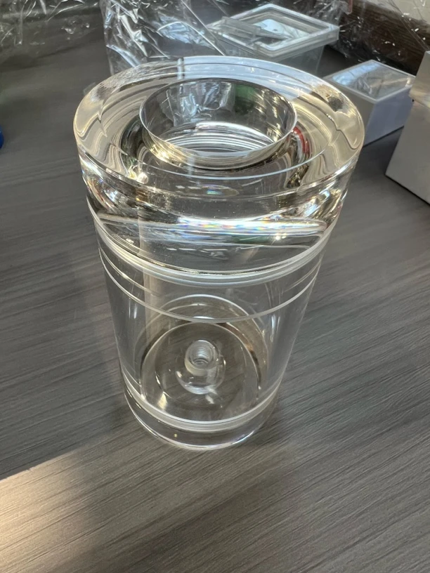 水晶罐蝈蝈罐水晶筒60尺寸、65尺寸鸣虫罐（送1.0簧）