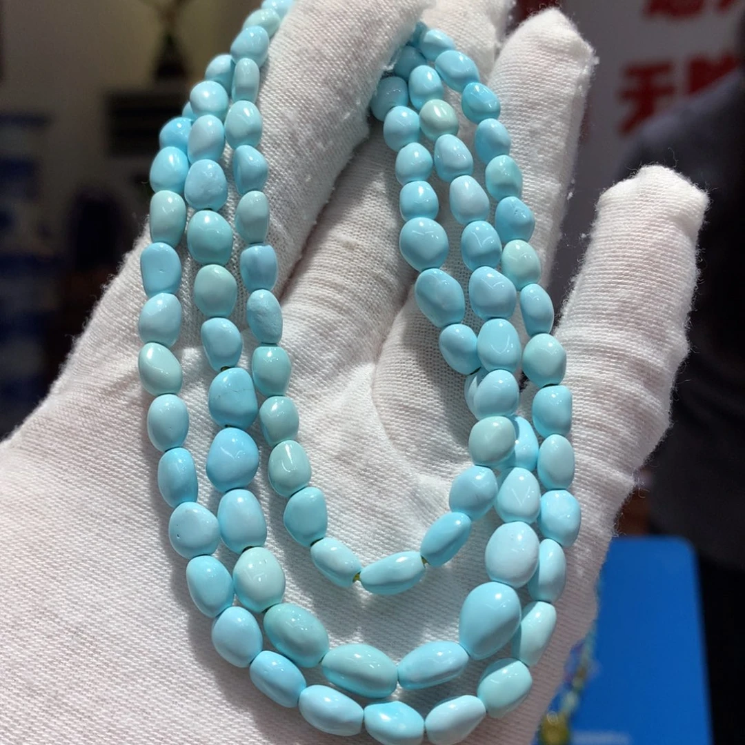 未镶嵌绿松石长链