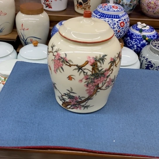 瓷片陶瓷茶叶罐密封罐