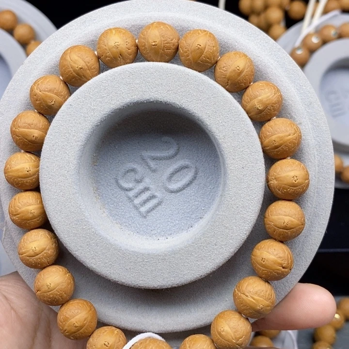 手串凤眼菩提11.5+新籽素