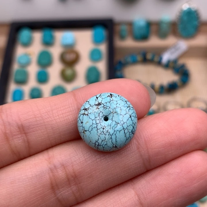 未镶嵌绿松石珠宝奇石九*刀