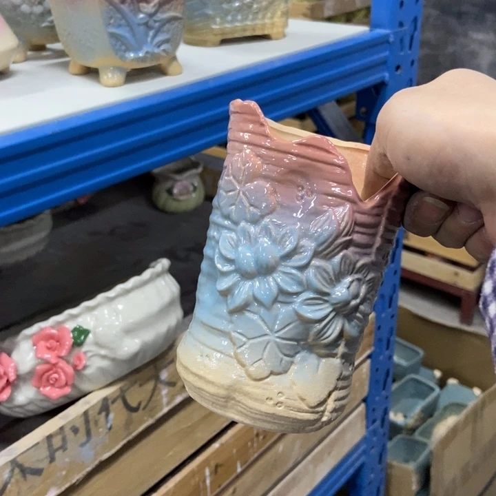 陶瓷花盆单场满9.9发9*13
