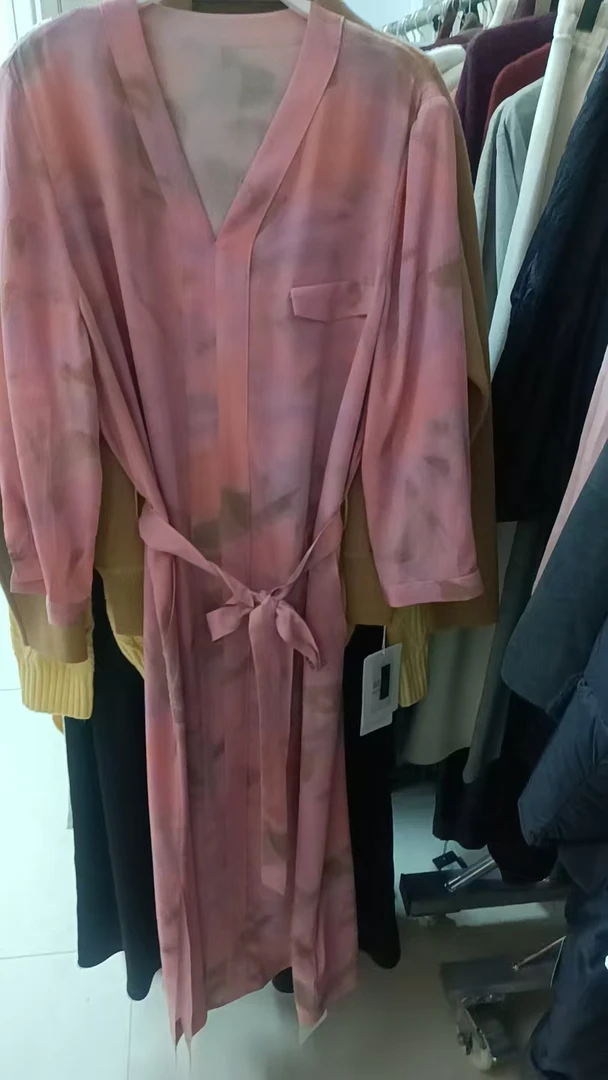 香云纱连衣裙孤品AB2204