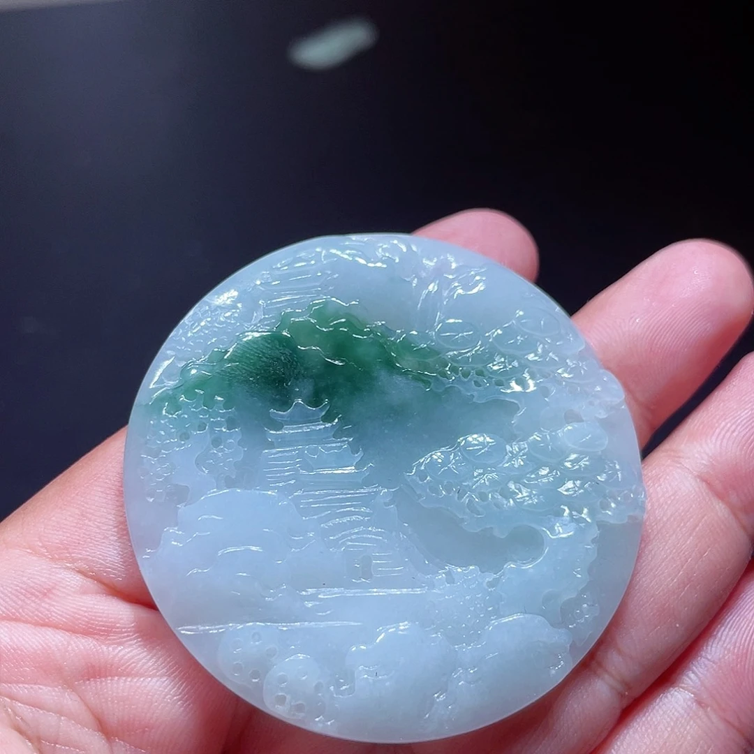 翡翠未镶嵌颈饰翡翠