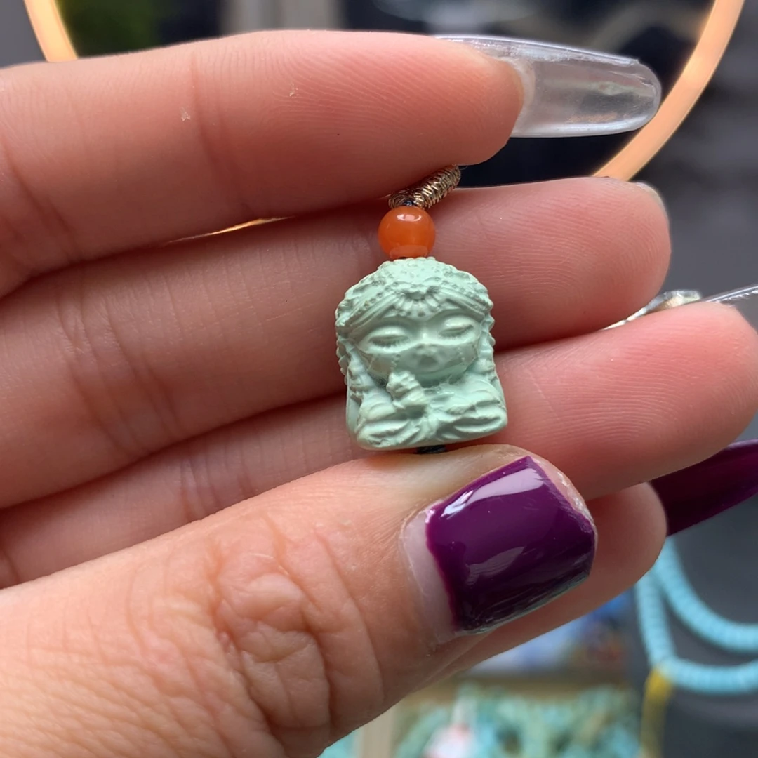 绿松石挂件未镶嵌