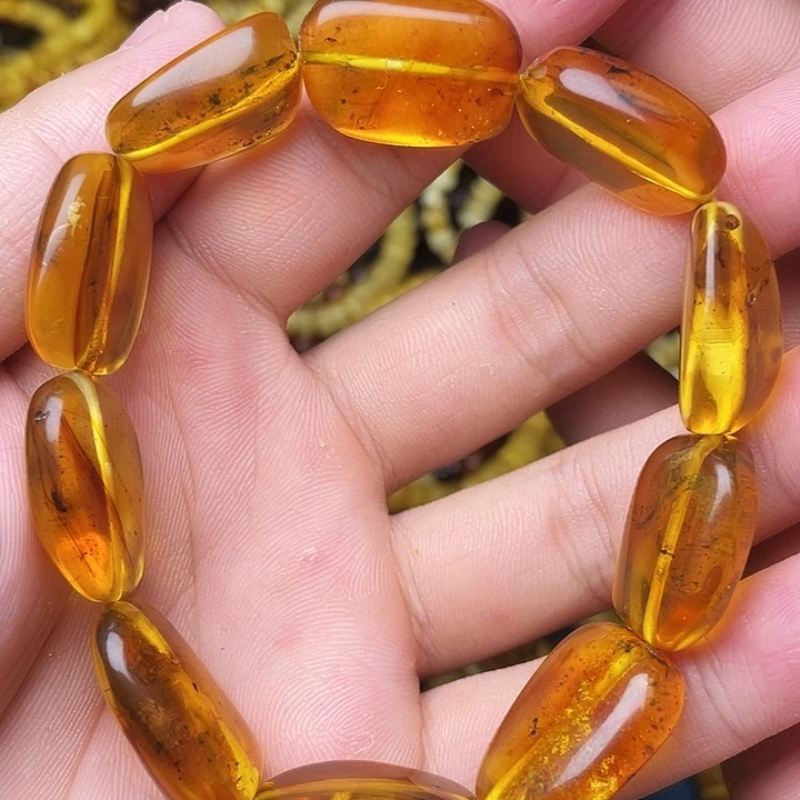 琥珀未镶嵌珠宝奇石