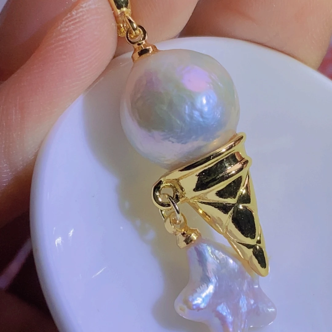 银S925镶嵌特价（不退不换）淡水珍珠