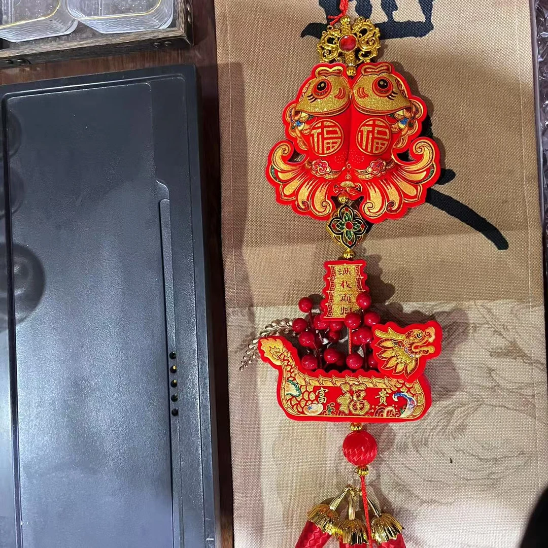 2025新款蛇年挂件辣椒串