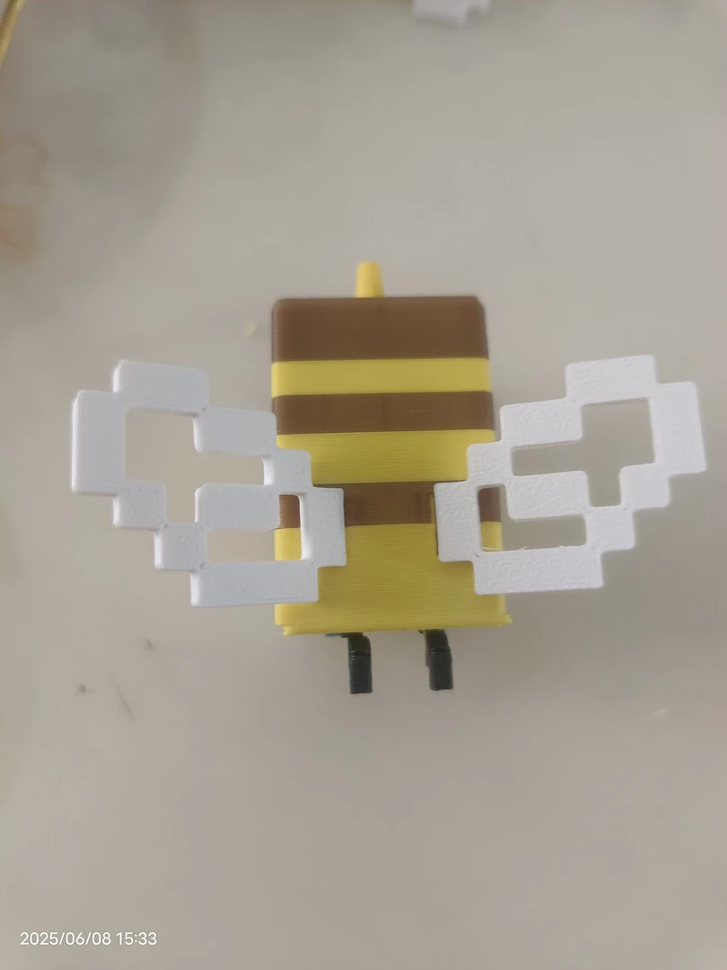 我的世界蜜蜂拼装积木模型打印周边玩具手办电影生日礼物