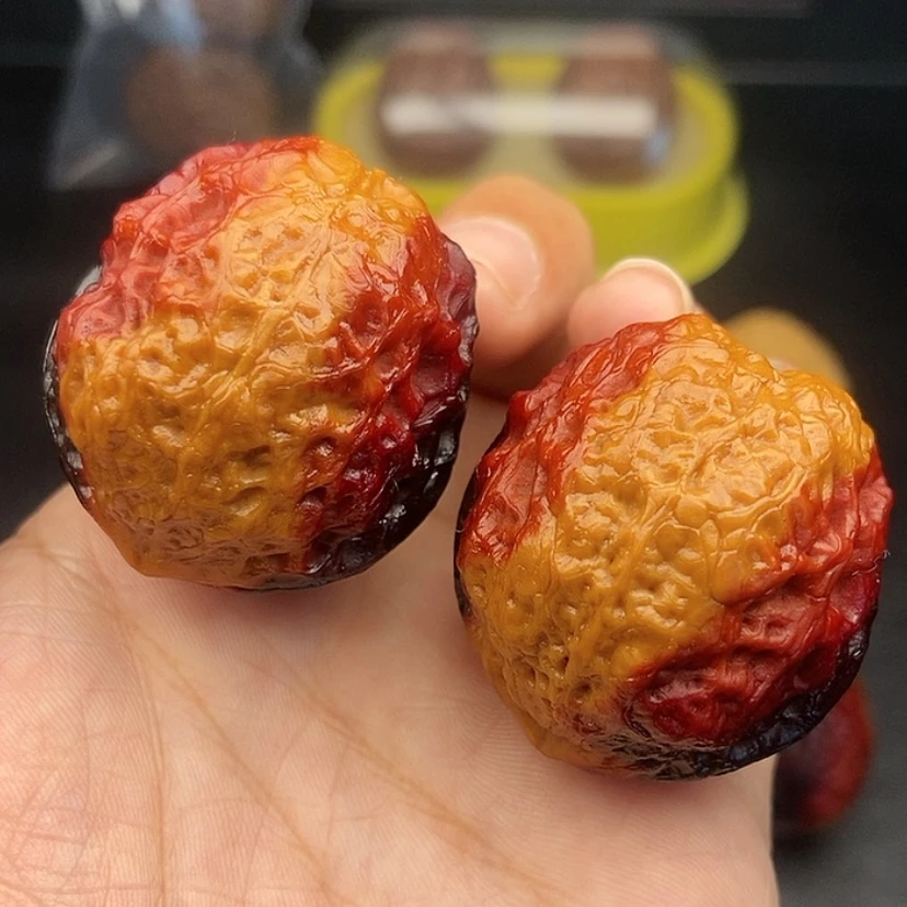 【闪购商品】把件文玩核桃40尺蛇皮元宝