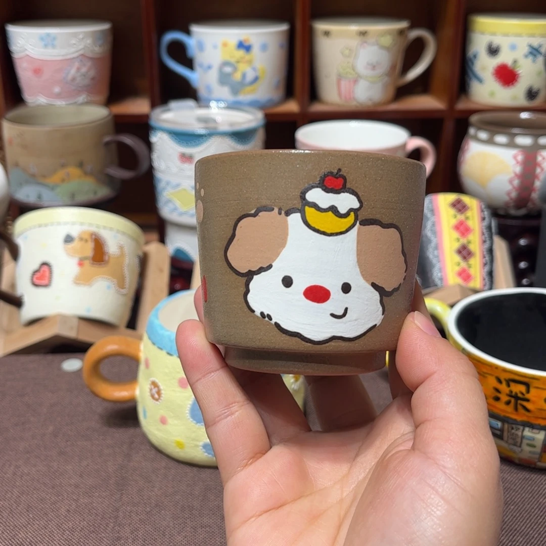 陶摆件景德镇陶瓷马克杯