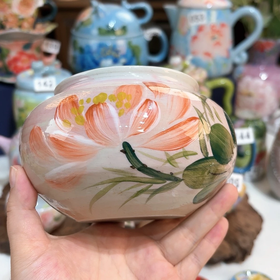 景德镇手绘高温釉下彩陶瓷茶具