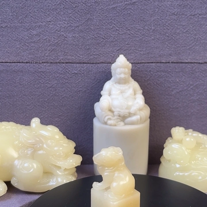 寿山石印石寿山石芙蓉瑕