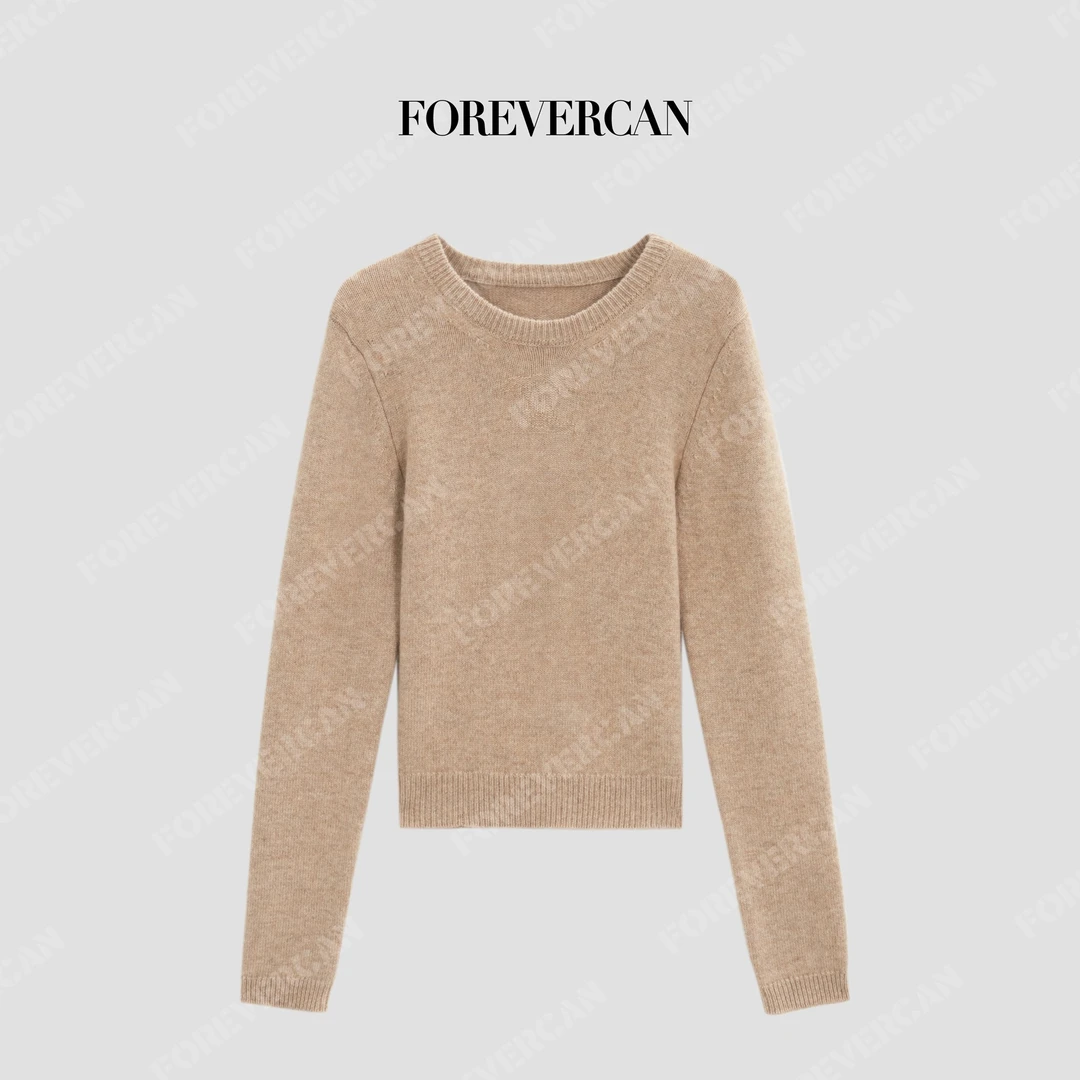 FOREVERCAN“弗拉基米”高比例超细羊毛软糯毛衣上衣MY10083