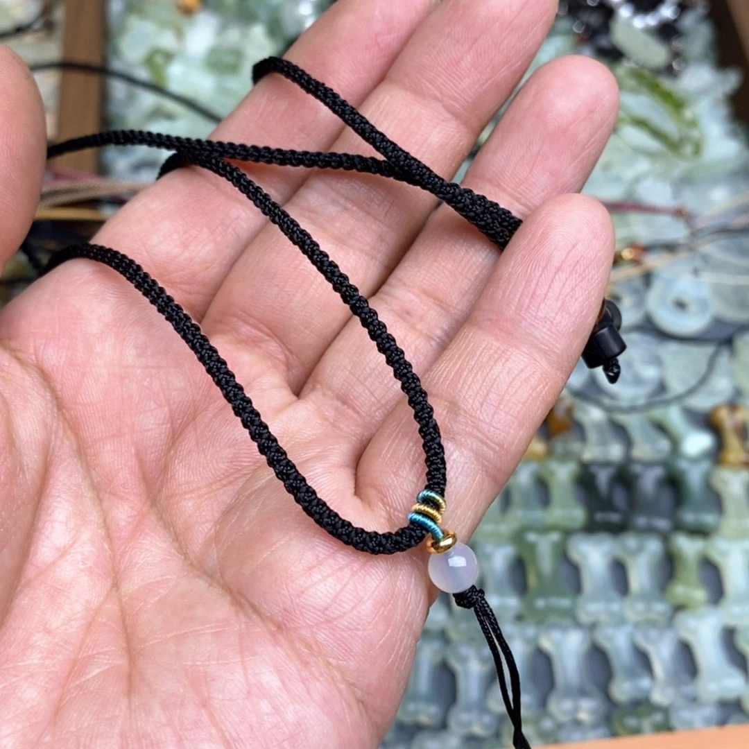 岫玉假一赔十默认微瑕，不退不换手链绳未镶嵌