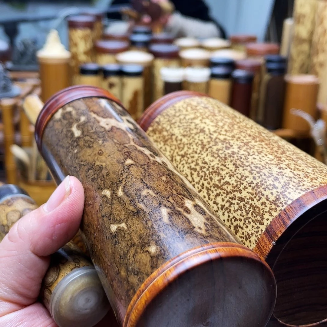 品**生茶叶罐两个牙签筒三个大哥拍