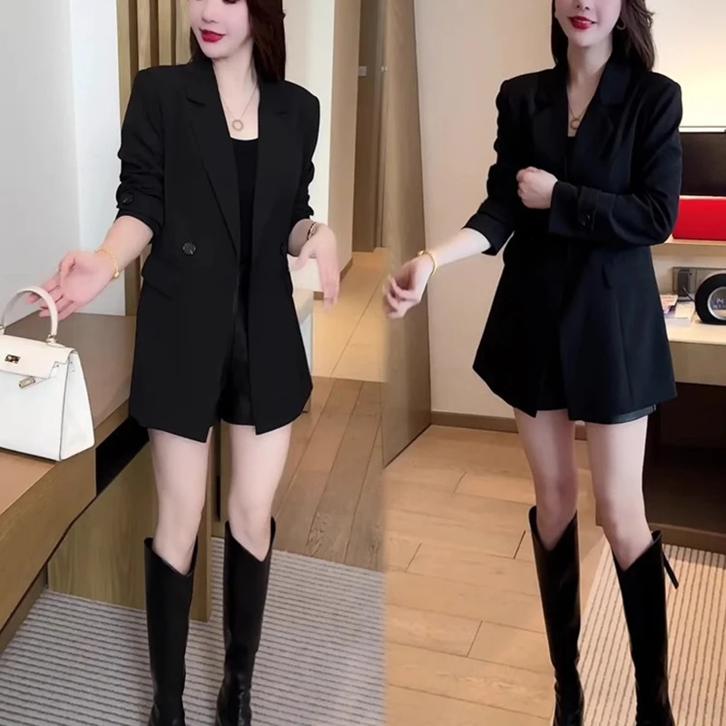 2025早春新款气质名媛高级御姐轻熟西装外套女显瘦修身小个子上衣