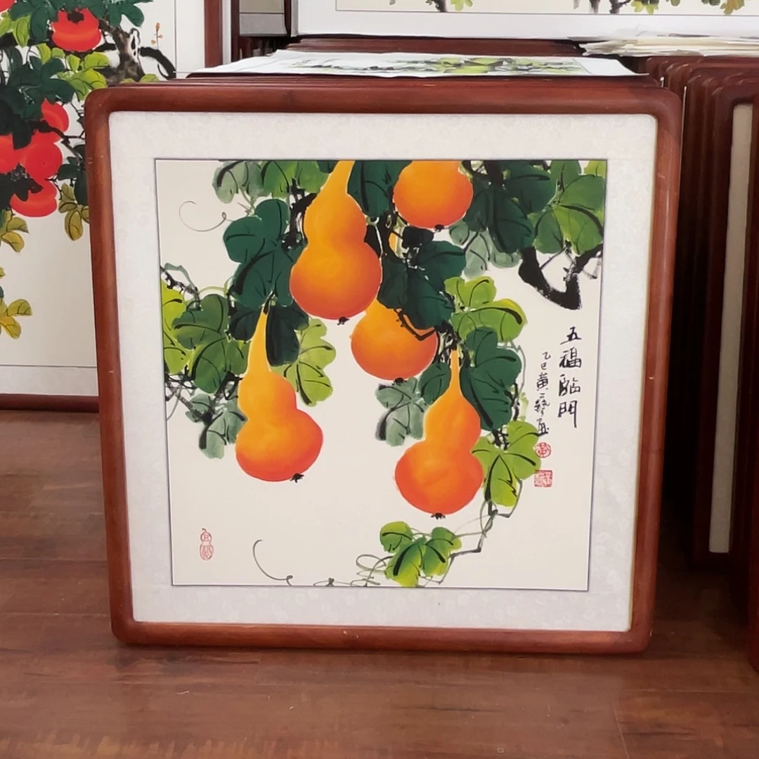 国画带框尺寸63*63厘米