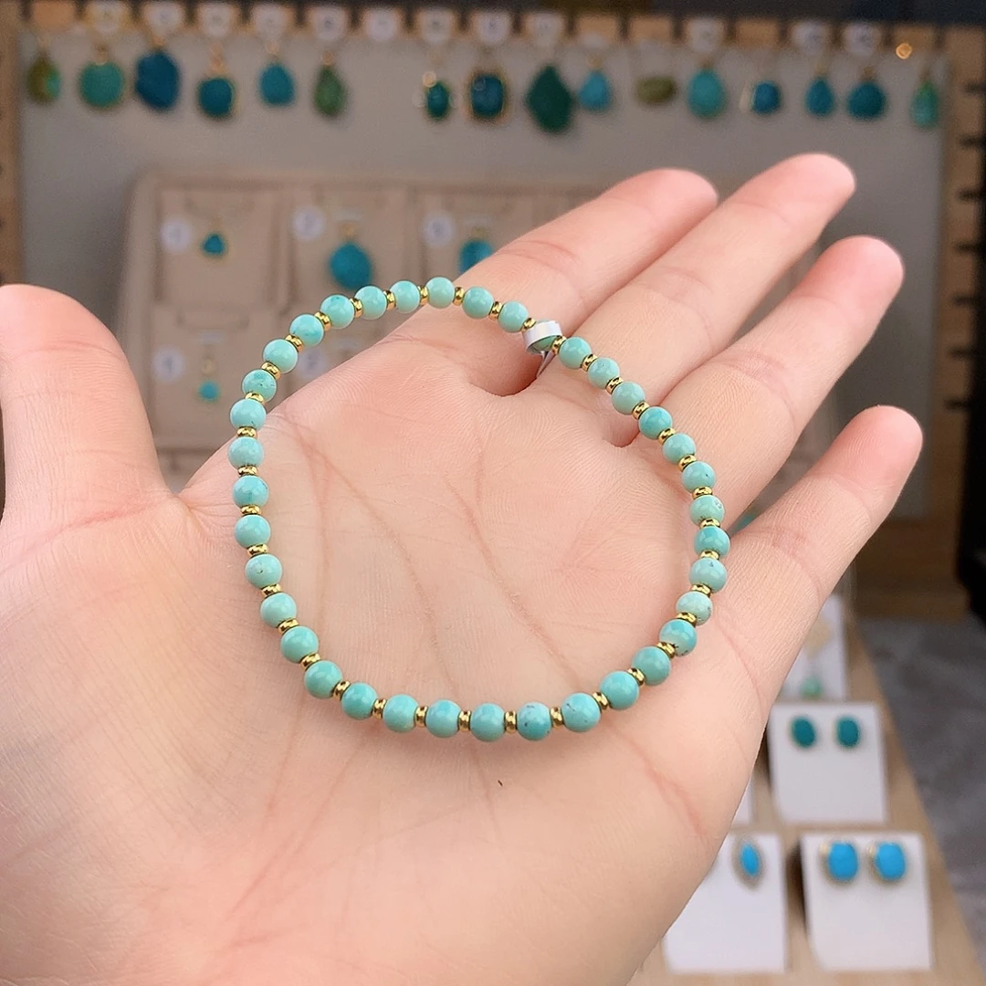 绿松石未镶嵌手链