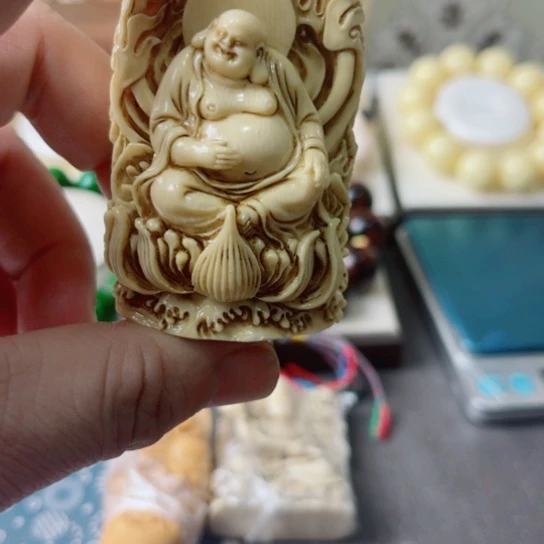 短毛吊坠1号白色大