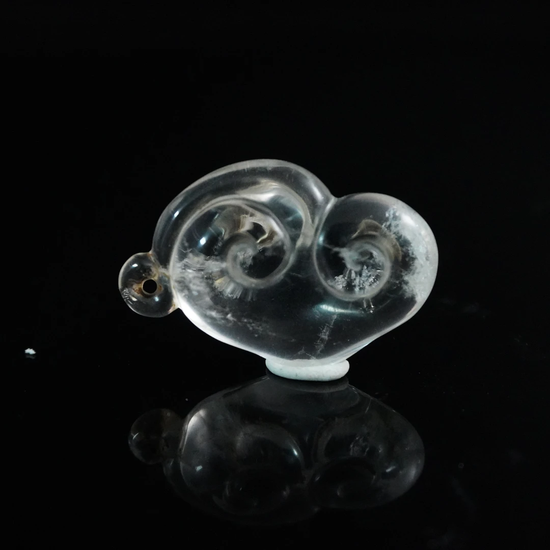 近现代水晶灵芝佩126643*古玉*传承