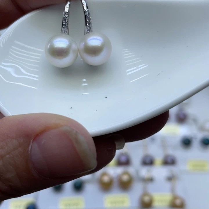 未镶嵌淡水珍珠耳饰